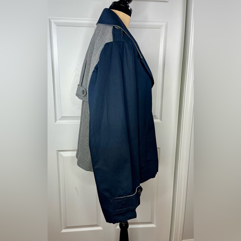 DO by Dee Ocleppo Mixed Media Short Trench Coat/ Jacket. NWT - Picture 3 of 15